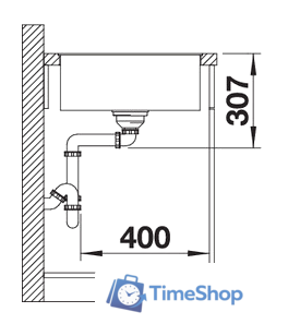 Кухонная мойка Blanco Axia III XL 6 S-F (разделочная доска из ясеня, кофе) - Изображение №3 — Интернет-магазин Time-Shop
