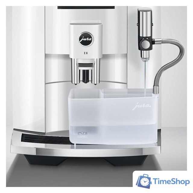 Кофемашина JURA E8 Piano White - Изображение №6 — Интернет-магазин Time-Shop
