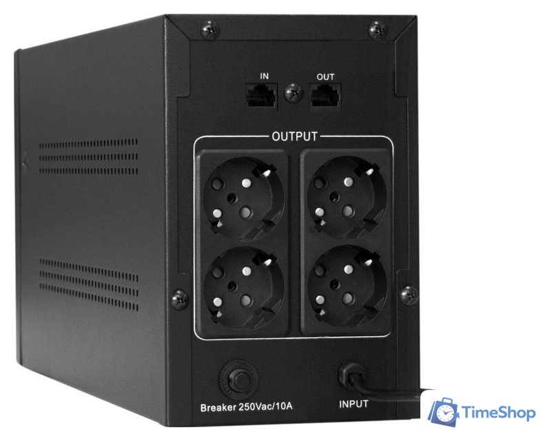 Источник бесперебойного питания ExeGate SpecialPro UNB-1000.LED.AVR.4SH.RJ - Изображение №2 — Интернет-магазин Time-Shop