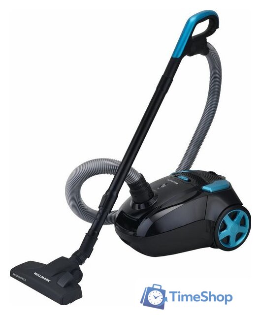 Пылесос Willmark VC-2650DBM (черный/голубой) - Изображение №6 — Интернет-магазин Time-Shop