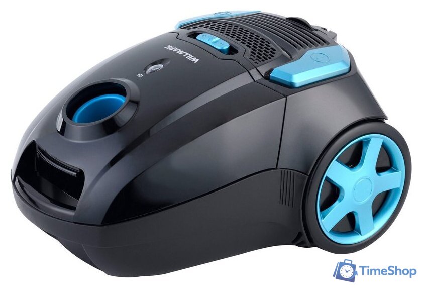 Пылесос Willmark VC-2650DBM (черный/голубой) - Изображение №1 — Интернет-магазин Time-Shop