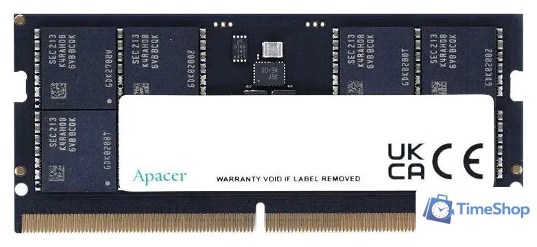 Оперативная память Apacer 16ГБ DDR5 SODIMM 5600 МГц AS16GHB56CVBBGH - Изображение №1 — Интернет-магазин Time-Shop