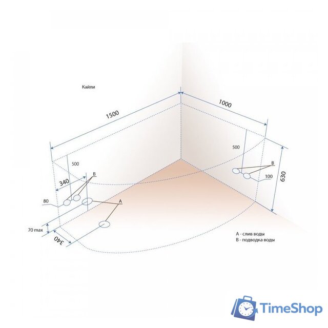 Ванна Triton Кайли 150x100 L - Изображение №7 — Интернет-магазин Time-Shop