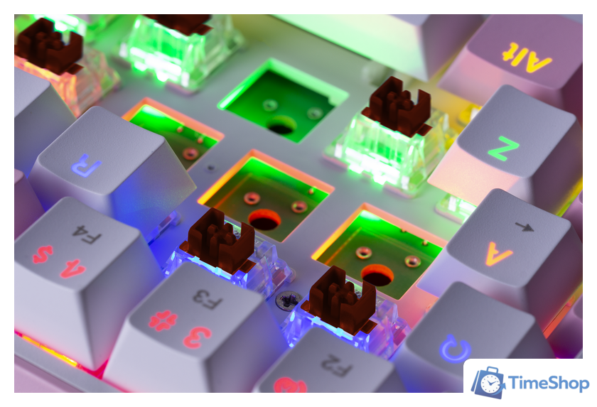 Клавиатура Redragon Fizz (розовый/белый) - Изображение №16 — Интернет-магазин Time-Shop