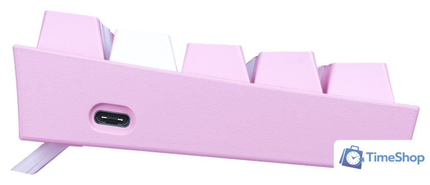 Клавиатура Redragon Fizz (розовый/белый) - Изображение №3 — Интернет-магазин Time-Shop