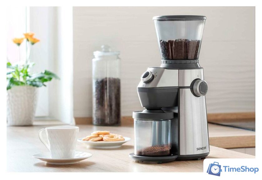 Электрическая кофемолка Sencor SCG 6050SS - Изображение №6 — Интернет-магазин Time-Shop