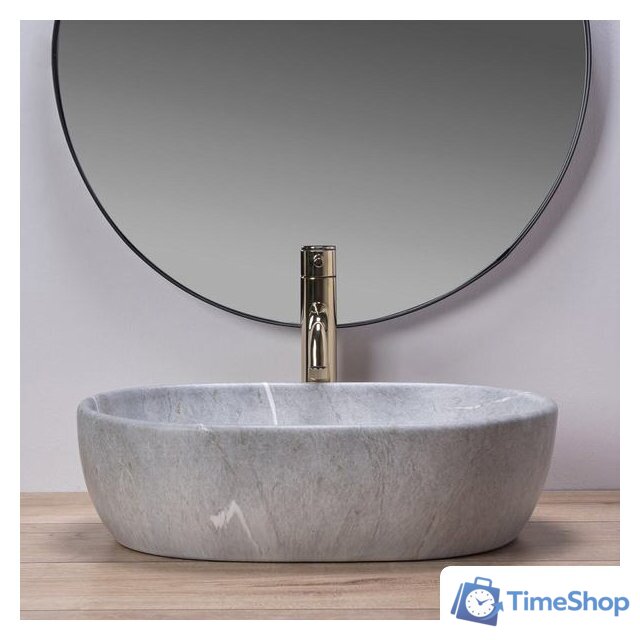 Умывальник Rea Lara (серый) - Изображение №4 — Интернет-магазин Time-Shop