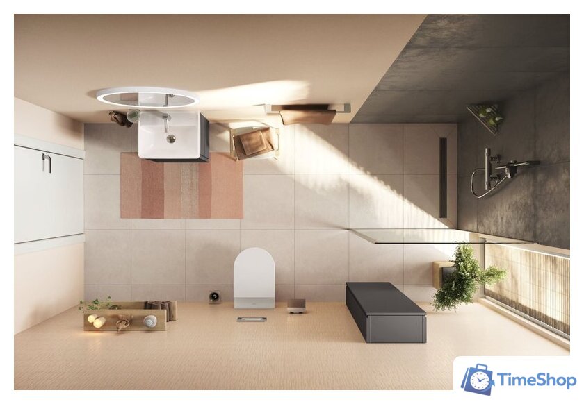 Умывальник Hansgrohe Xanuia Q 50 60131450 - Изображение №7 — Интернет-магазин Time-Shop