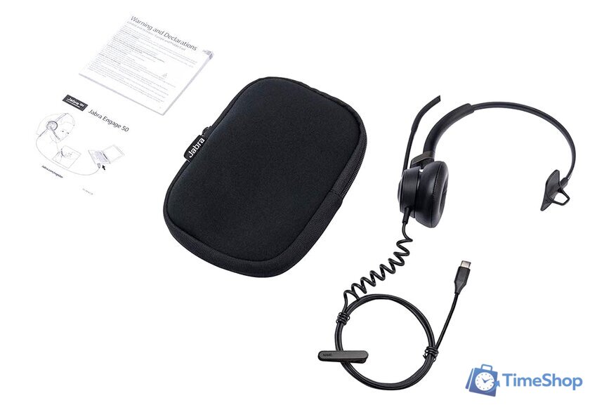 Офисная гарнитура Jabra Engage 50 Mono USB-C - Изображение №6 — Интернет-магазин Time-Shop