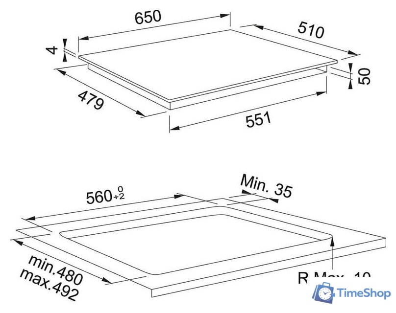 Варочная панель Franke FSM 654 I BK - Изображение №3 — Интернет-магазин Time-Shop