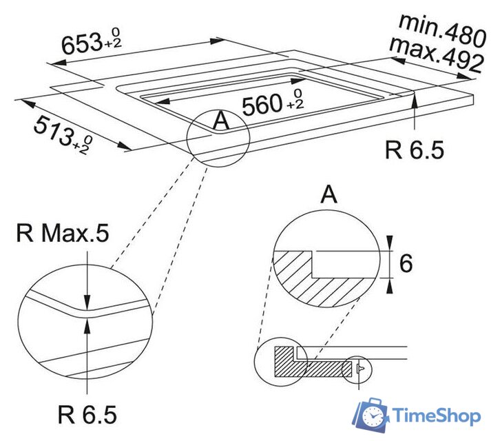Варочная панель Franke FSM 654 I BK - Изображение №2 — Интернет-магазин Time-Shop