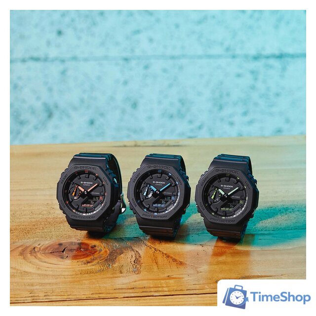 Наручные часы Casio G-Shock GA-2100-1A2 - Изображение №5 — Интернет-магазин Time-Shop
