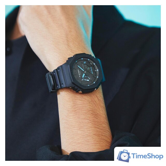 Наручные часы Casio G-Shock GA-2100-1A2 - Изображение №3 — Интернет-магазин Time-Shop