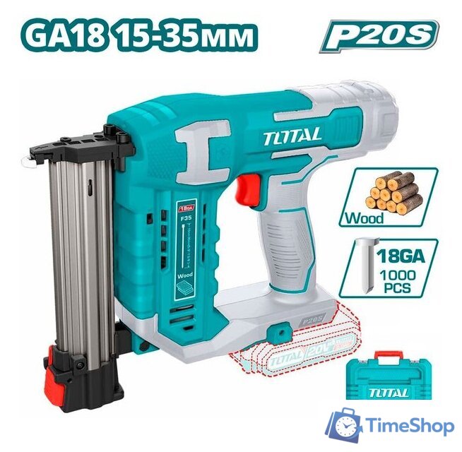 Гвоздезабиватель Total TCBNLI3505 (без АКБ, кейс) - Изображение №1 — Интернет-магазин Time-Shop