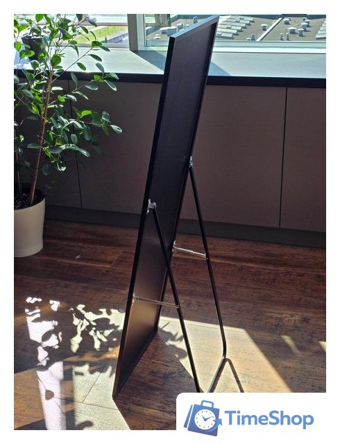 Зеркало EMZE Прямоугольное 37х115 DK.37.115.CHE (черный) - Изображение №5 — Интернет-магазин Time-Shop