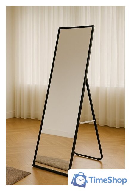 Зеркало EMZE Прямоугольное 37х115 DK.37.115.CHE (черный) - Изображение №1 — Интернет-магазин Time-Shop