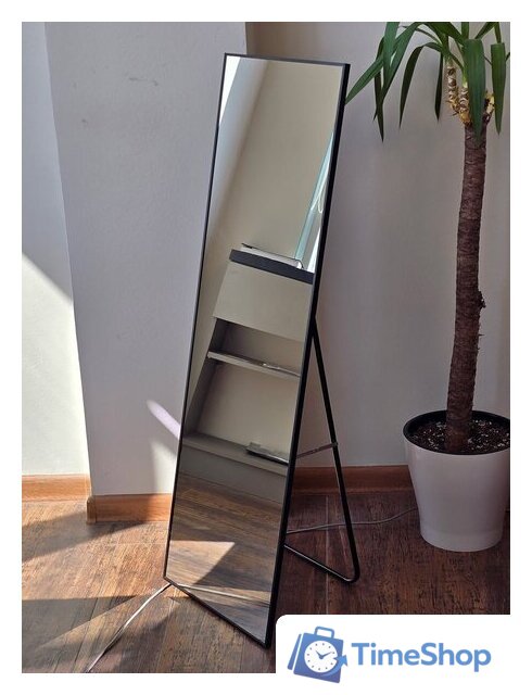 Зеркало EMZE Прямоугольное 37х115 DK.37.115.CHE (черный) - Изображение №6 — Интернет-магазин Time-Shop