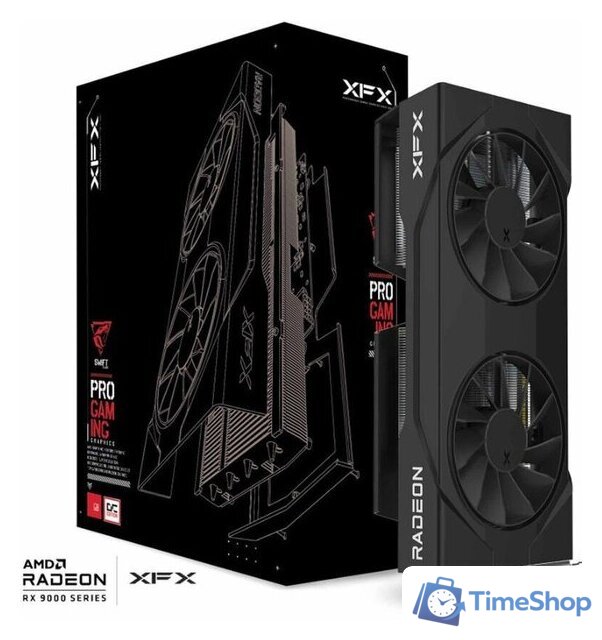 Видеокарта XFX Swift AMD Radeon RX 9060 XT OC Gaming Edition RX-96TSW8GBQ - Изображение №5 — Интернет-магазин Time-Shop