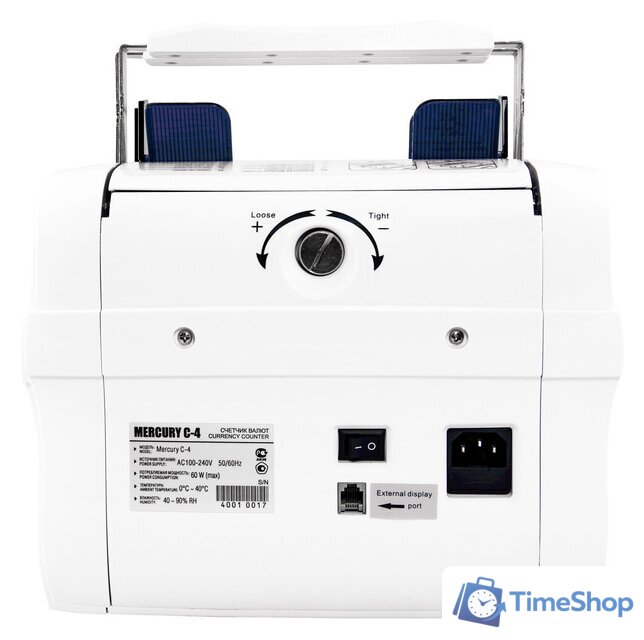 Счетчик банкнот Mertech C-4 (белый) - Изображение №5 — Интернет-магазин Time-Shop