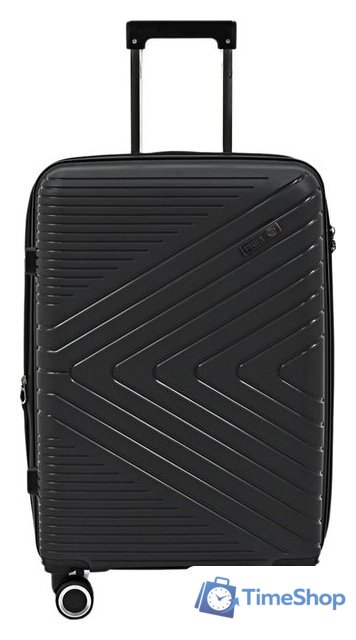 Чемодан-спиннер Pride РР-202 (L, черный) - Изображение №1 — Интернет-магазин Time-Shop