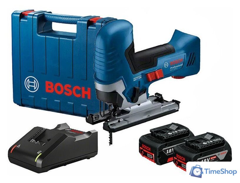 Электролобзик Bosch GST 185-LI Professional 06015B2022 (с 2-мя АКБ, кейс) - Изображение №1 — Интернет-магазин Time-Shop