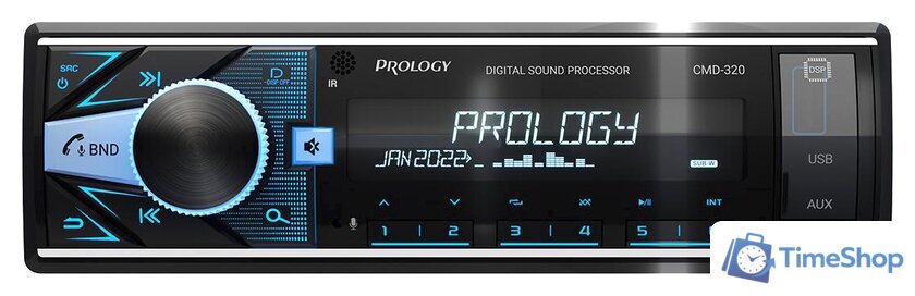 USB-магнитола Prology CMD-320 - Изображение №1 — Интернет-магазин Time-Shop
