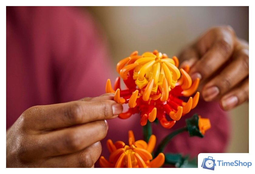 Конструктор LEGO Icons 10368 Хризантема - Изображение №6 — Интернет-магазин Time-Shop