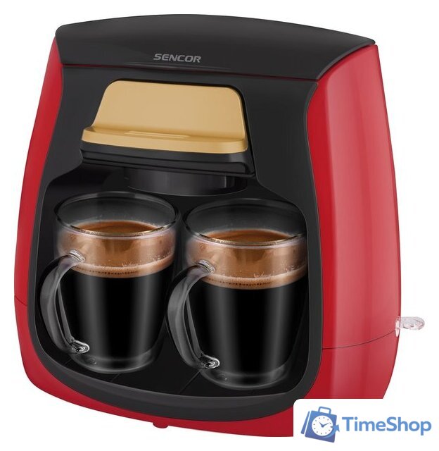 Капельная кофеварка Sencor SCE 2101RD - Изображение №1 — Интернет-магазин Time-Shop