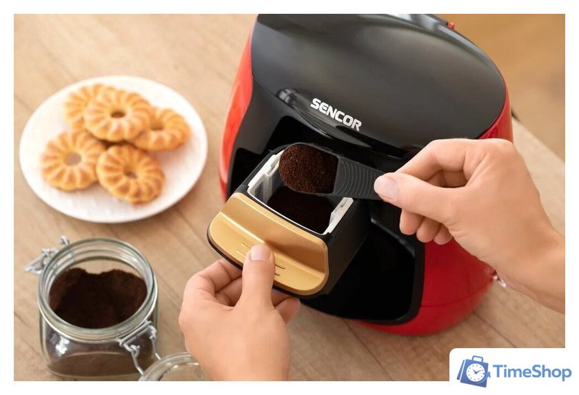 Капельная кофеварка Sencor SCE 2101RD - Изображение №8 — Интернет-магазин Time-Shop