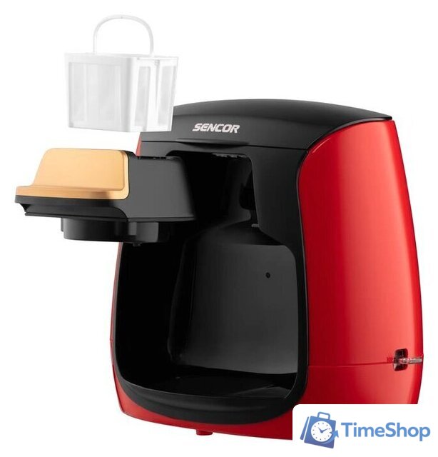 Капельная кофеварка Sencor SCE 2101RD - Изображение №3 — Интернет-магазин Time-Shop