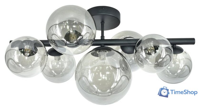 Люстра средней высоты Mirastyle XL-20991/7 BK+LSG - Изображение №1 — Интернет-магазин Time-Shop