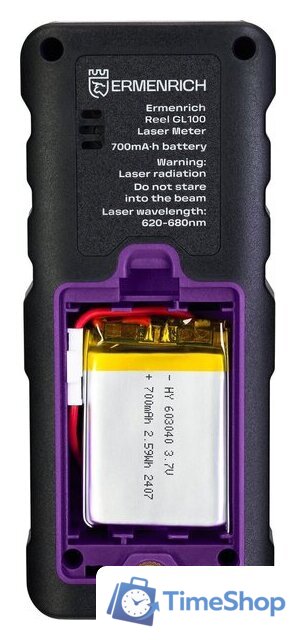 Лазерный дальномер Ermenrich Reel PRO GL100 84558 - Изображение №4 — Интернет-магазин Time-Shop