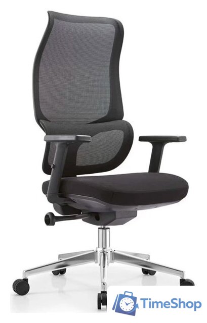 Офисное кресло SitUp Sakura Black Chrome (сетка Black/ Black) - Изображение №1 — Интернет-магазин Time-Shop