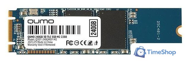 SSD QUMO Novation 3D TLC 240GB Q3DT-240GMSY-M2 - Изображение №1 — Интернет-магазин Time-Shop