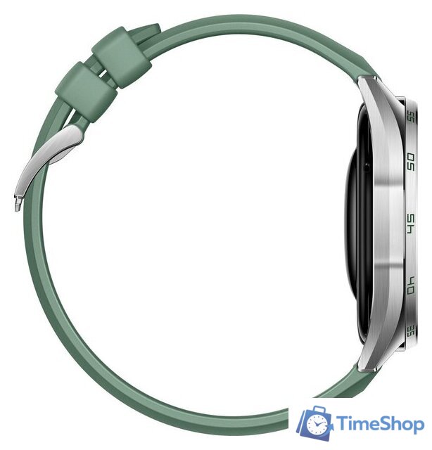 Умные часы Huawei Watch GT 6 46 мм (серебристый, с зеленым плетеным ремешком, международная версия) - Изображение №5 — Интернет-магазин Time-Shop