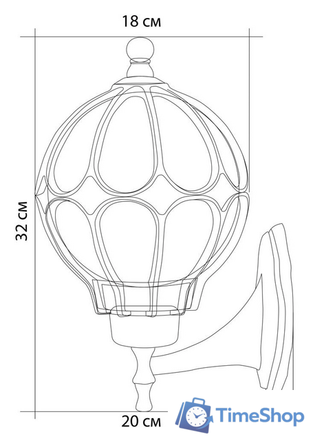 Уличный настенный светильник Feron PL3701 [11349] - Изображение №2 — Интернет-магазин Time-Shop