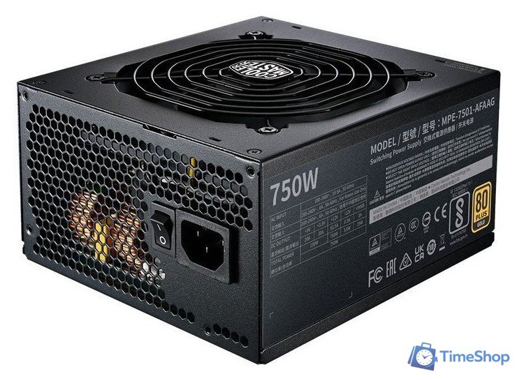 Блок питания Cooler Master MWE Gold 750 V2 ATX 3.1 MPE-7501-AFAAG-3EEU - Изображение №3 — Интернет-магазин Time-Shop
