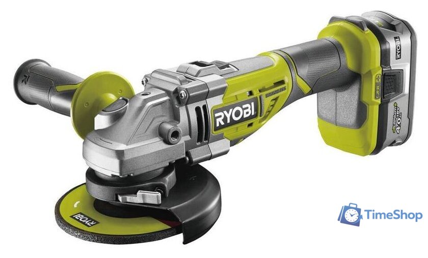Угловая шлифмашина Ryobi R18AG7-140S (с 1-м АКБ) - Изображение №1 — Интернет-магазин Time-Shop
