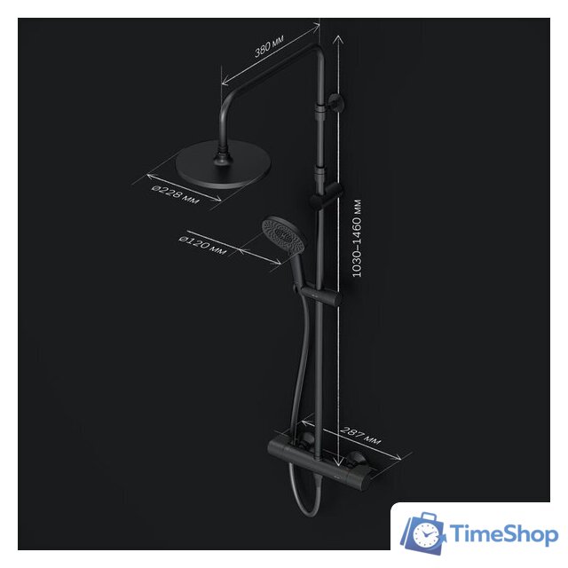 Душевая система  AM.PM X-Joy F0785A422 - Изображение №11 — Интернет-магазин Time-Shop