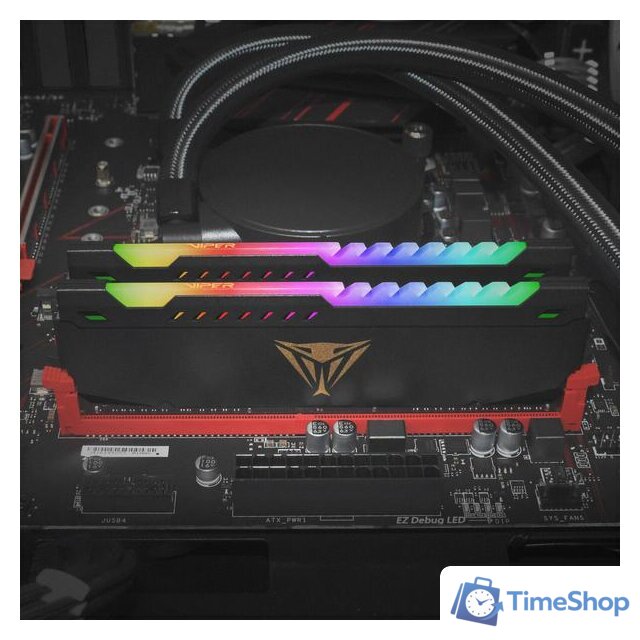 Оперативная память Patriot Viper Steel RGB 2x16GB DDR4 PC4-28800 PVSR432G360C0K - Изображение №6 — Интернет-магазин Time-Shop