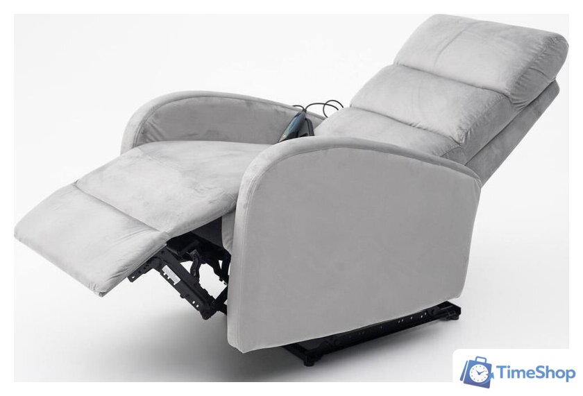 Массажное кресло Calviano 2165 (серый велюр) - Изображение №6 — Интернет-магазин Time-Shop