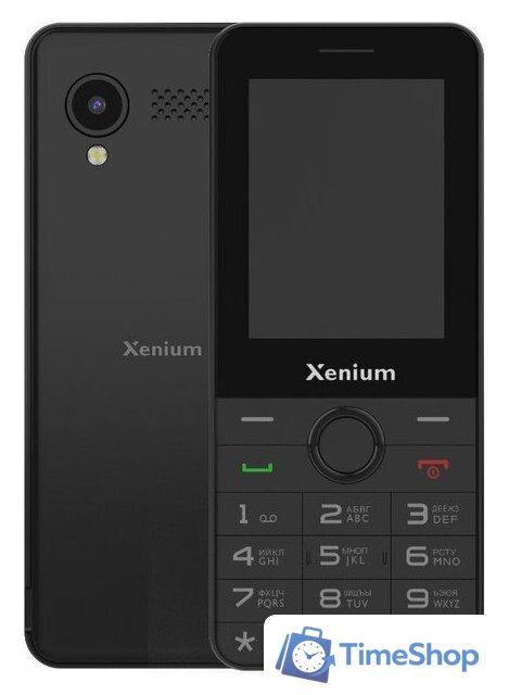 Кнопочный телефон Xenium X240 (черный) - Изображение №1 — Интернет-магазин Time-Shop
