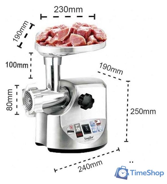 Мясорубка Sonifer SF-5009 - Изображение №6 — Интернет-магазин Time-Shop