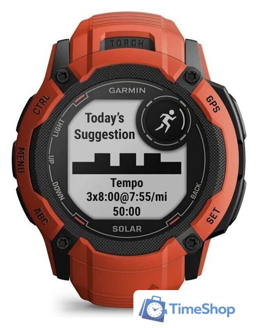 Умные часы Garmin Instinct 2x Solar (оранжевый) - Изображение №6 — Интернет-магазин Time-Shop