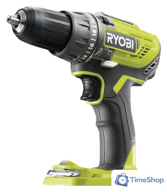 Дрель-шуруповерт Ryobi R18DD3-0 5133002889 (без АКБ) - Изображение №1 — Интернет-магазин Time-Shop