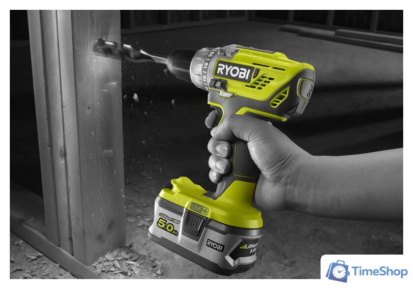 Дрель-шуруповерт Ryobi R18DD3-0 5133002889 (без АКБ) - Изображение №3 — Интернет-магазин Time-Shop