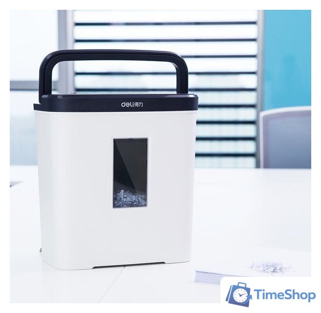 Шредер Deli E9939 (белый) - Изображение №6 — Интернет-магазин Time-Shop