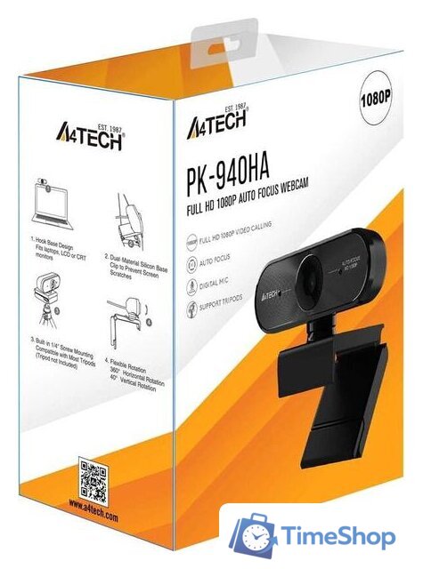 Веб-камера A4Tech PK-940HA - Изображение №6 — Интернет-магазин Time-Shop