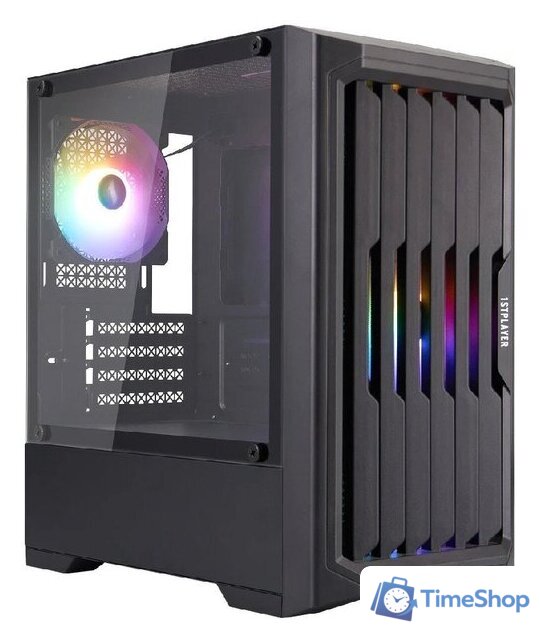 Корпус 1stPlayer Bullet Hunter H2 FRGB (черный) - Изображение №1 — Интернет-магазин Time-Shop