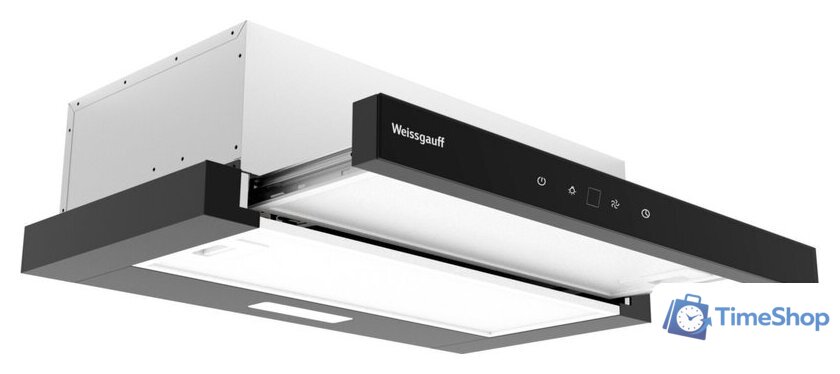 Кухонная вытяжка Weissgauff TEL 600 2M Touch Black Glass - Изображение №1 — Интернет-магазин Time-Shop